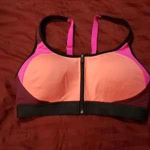 Multi colored sports bra